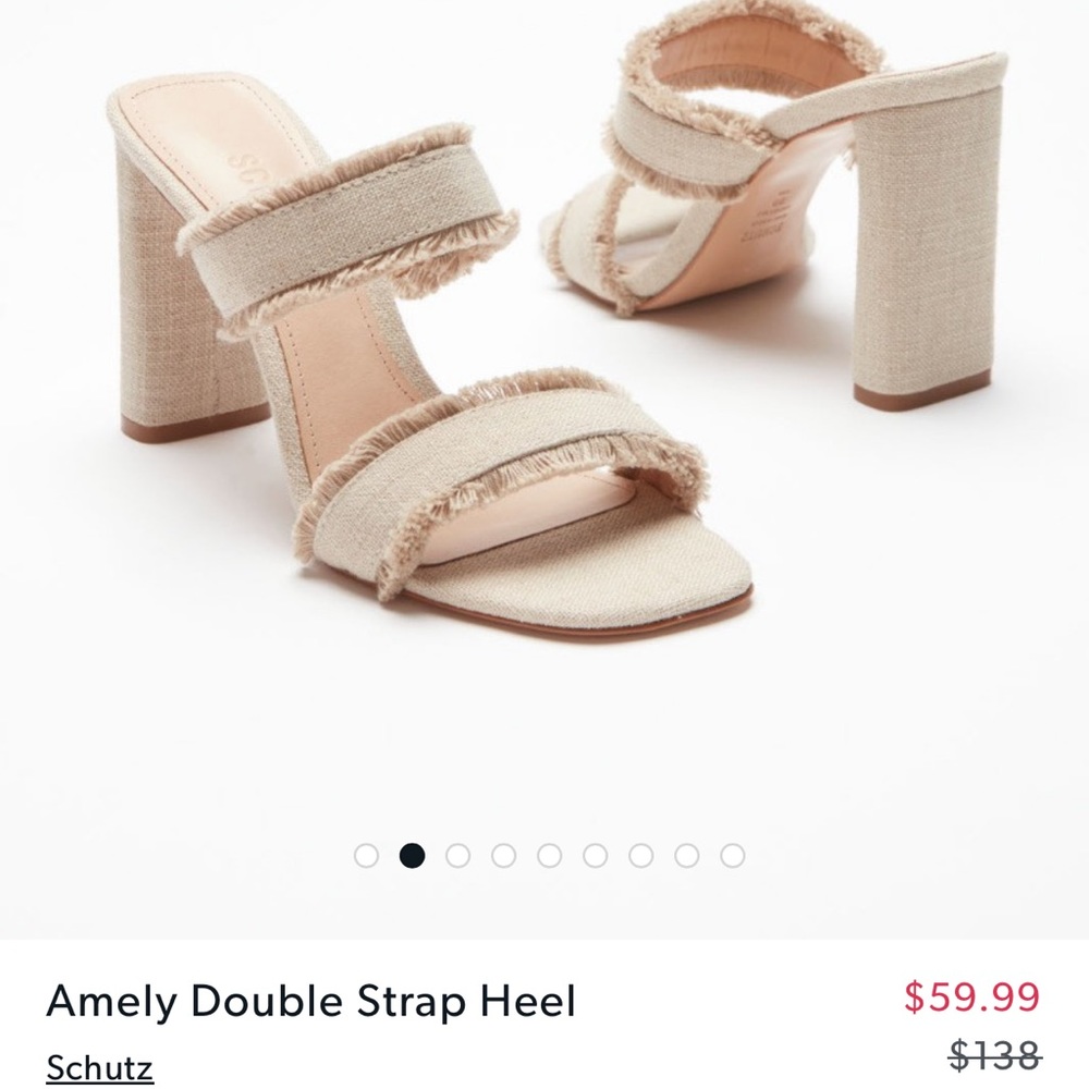 Schutz heeled sandals bought from Evereve